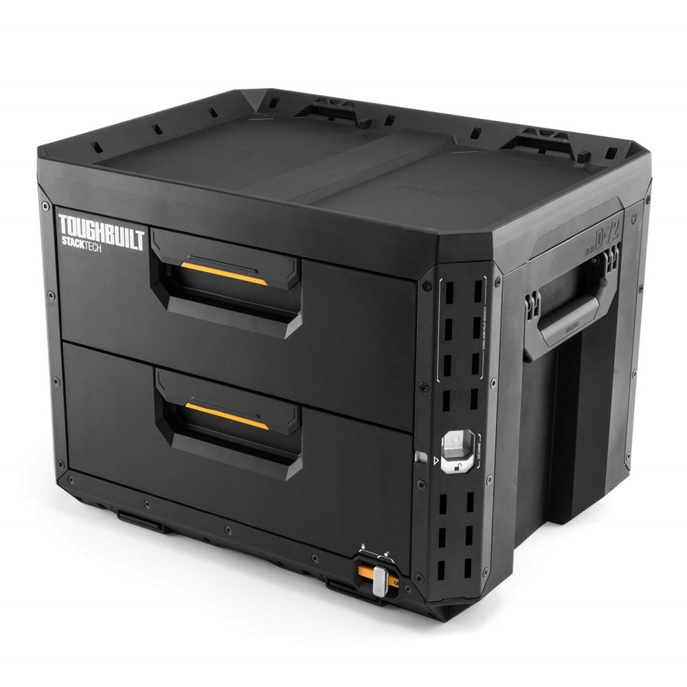 StackTech 2-Drawer Locking Box