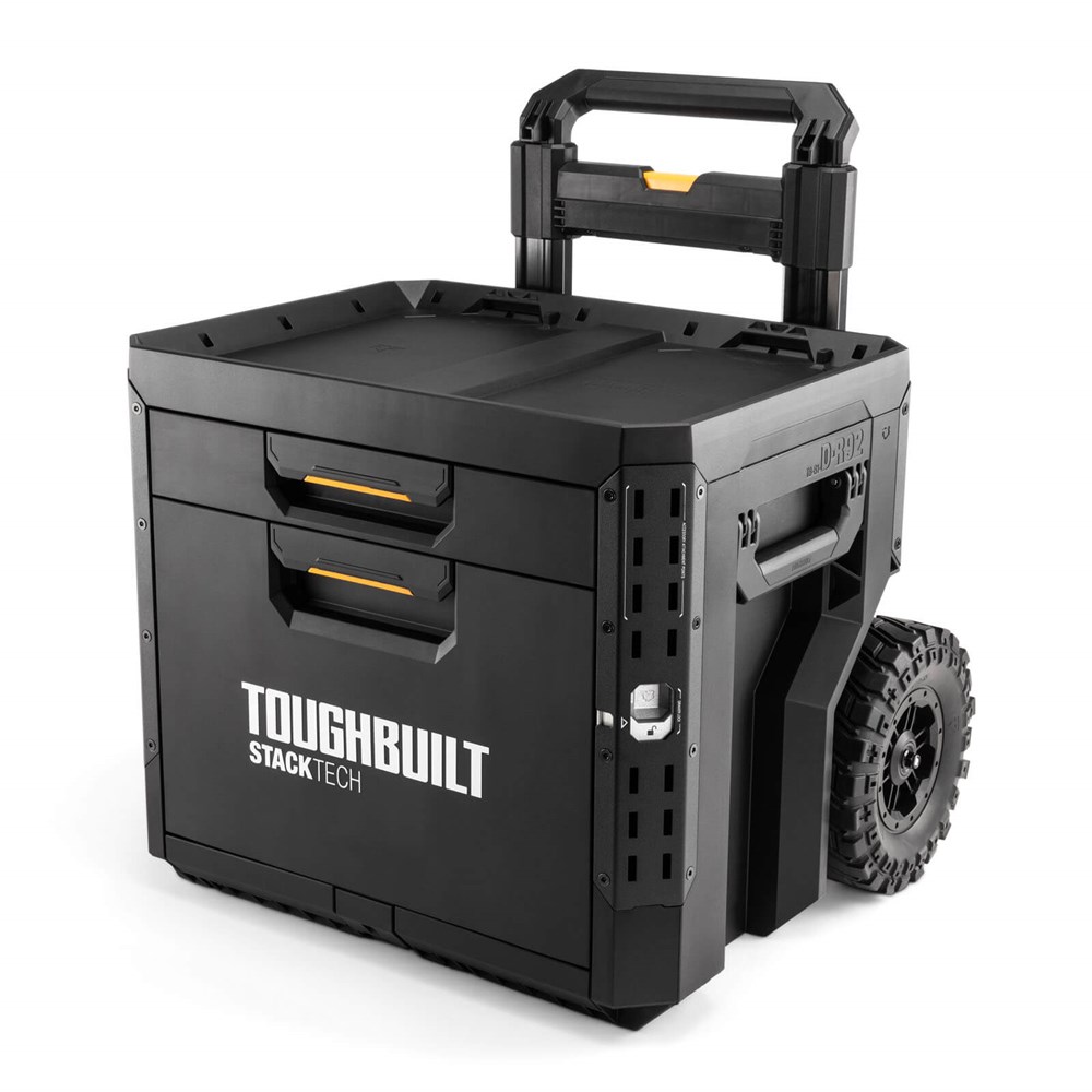 StackTech 2-Drawer Rolling Locking Box
