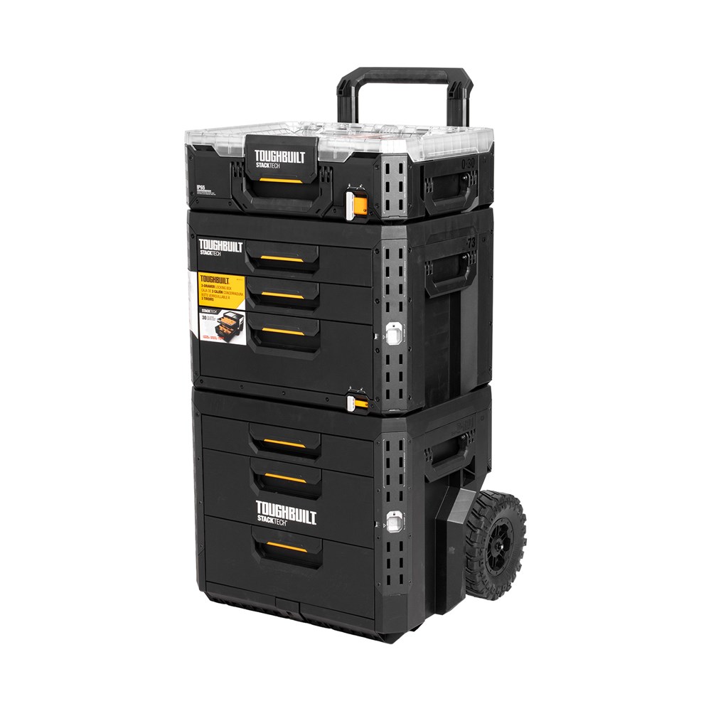StackTech 3 Piece Rolling Drawer Combo